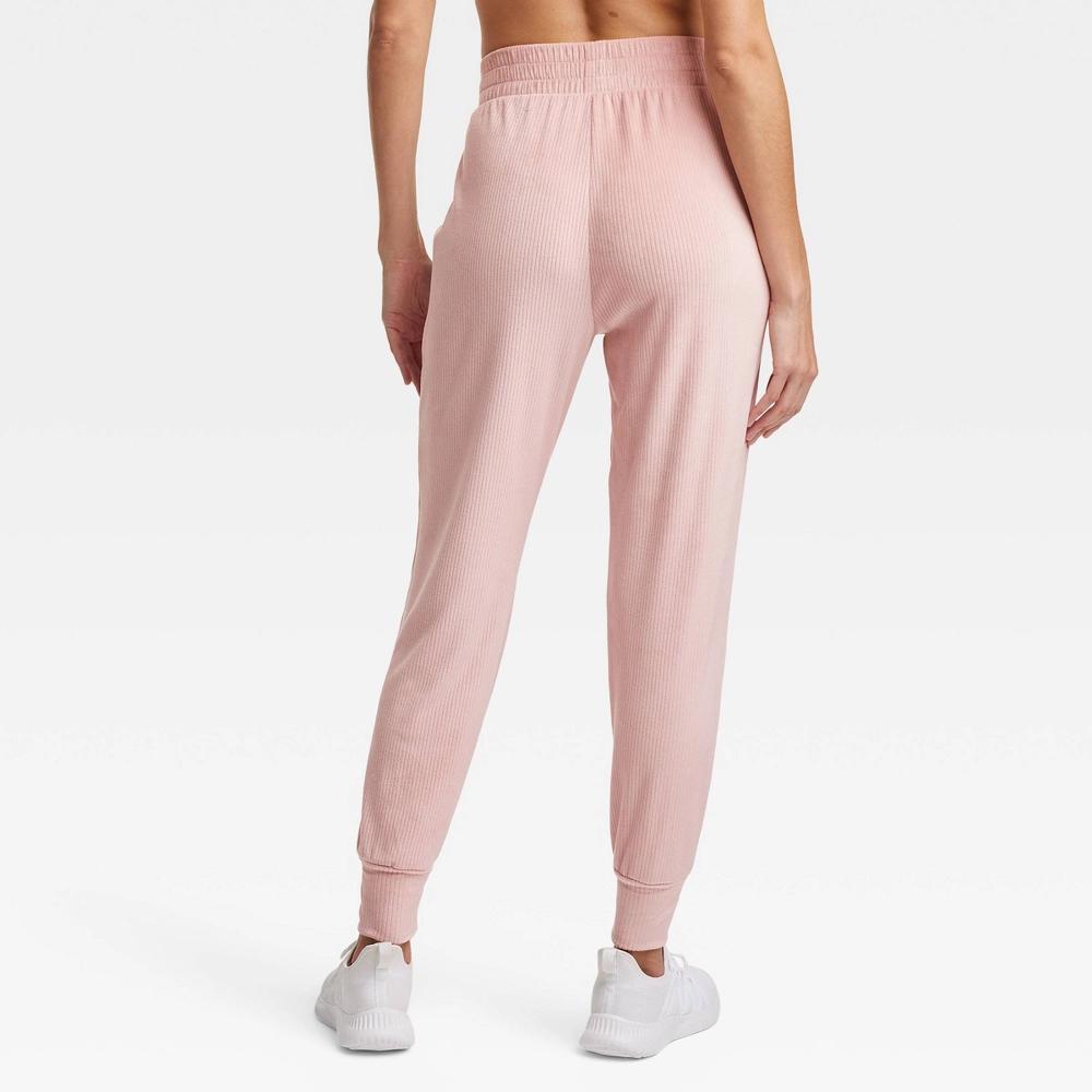 Women's Velour Ribbed Jogger Sweatpants - All In Motion™ Product Image