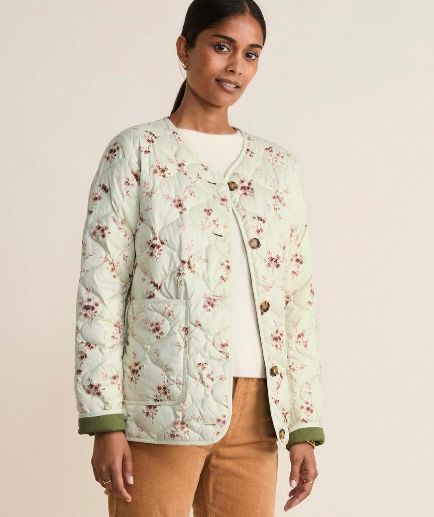 Printed Quilted Field Jacket Product Image