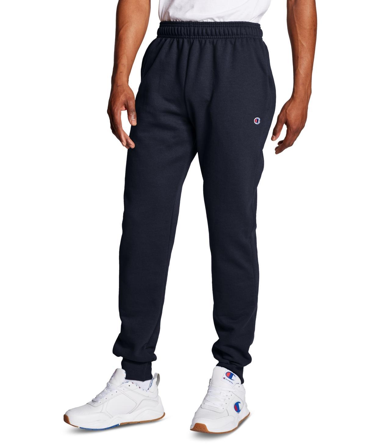 Mens Champion Powerblend Joggers, C Logo, 31 Scarlet M Product Image