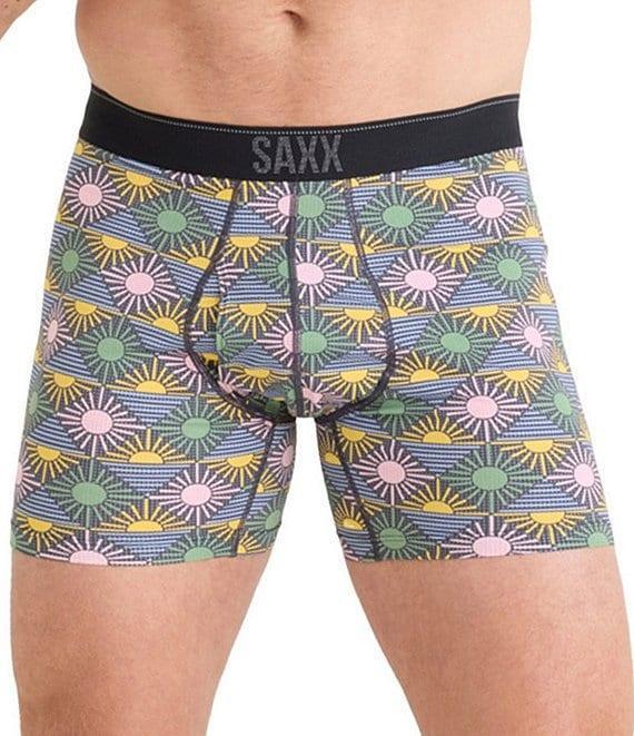 SAXX Quest Quick-Dry Rise And Shine Printed Mesh 5#double; Boxer Briefs Product Image