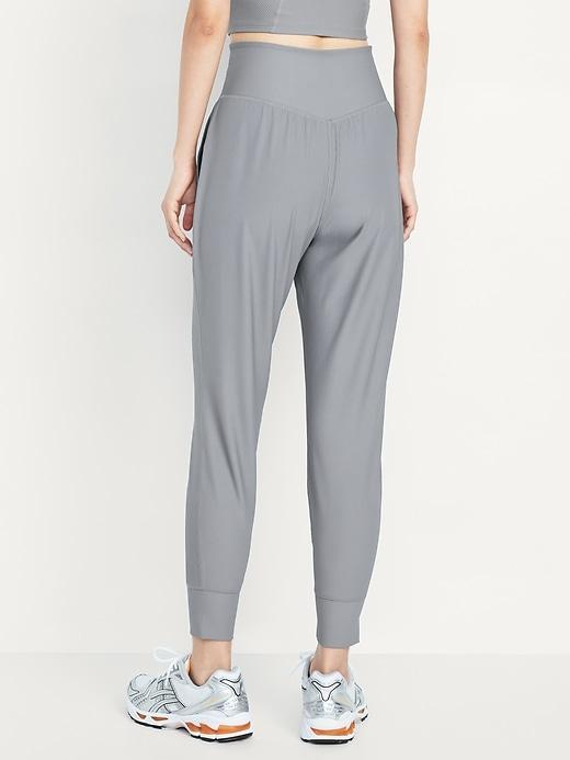 High-Waisted PowerSoft Rib 7/8 Joggers Product Image