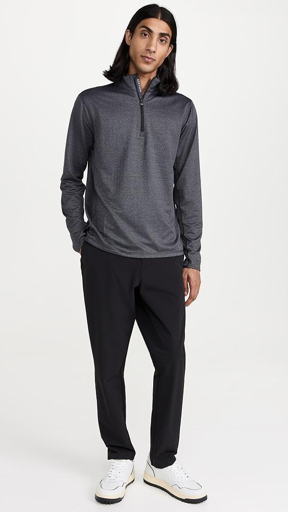 Greyson Tate Herringbone Mock Neck Quarter Zip | Shopbop Product Image