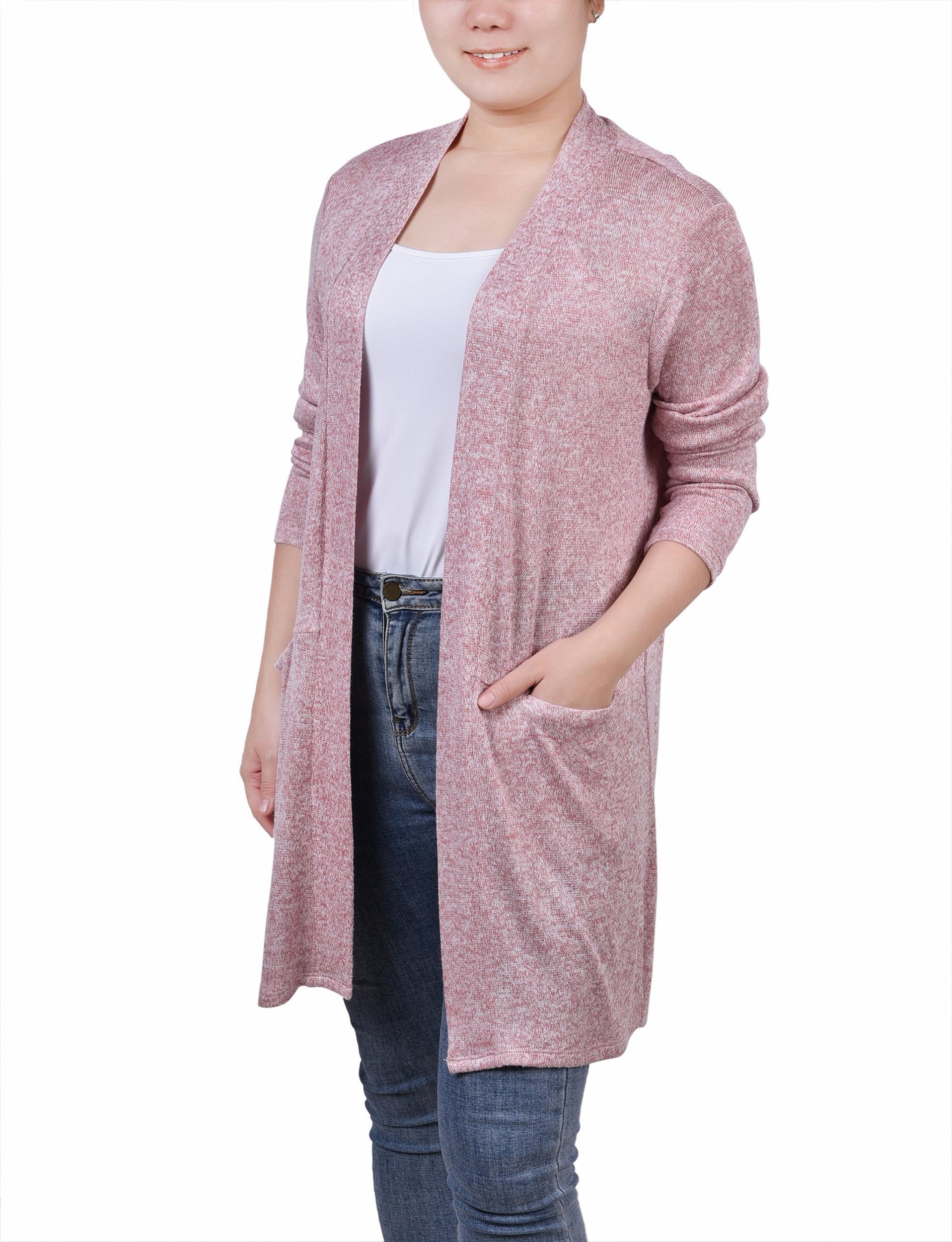 Peach Long Sleeve Cardigan Product Image