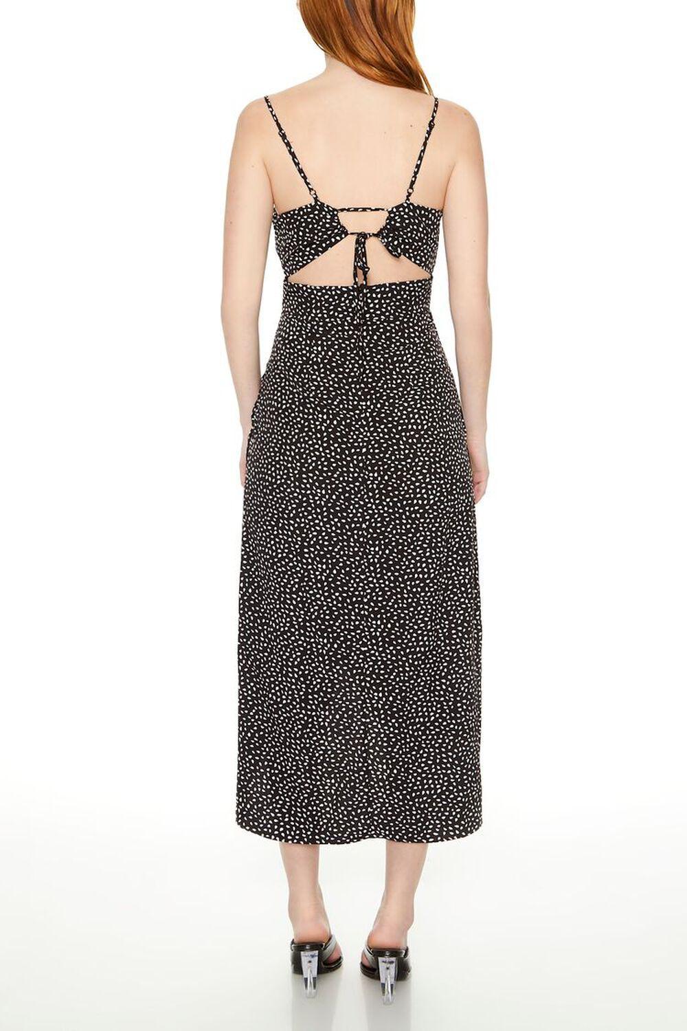 Satin Spotted Cami Midi Dress | Forever 21 Product Image