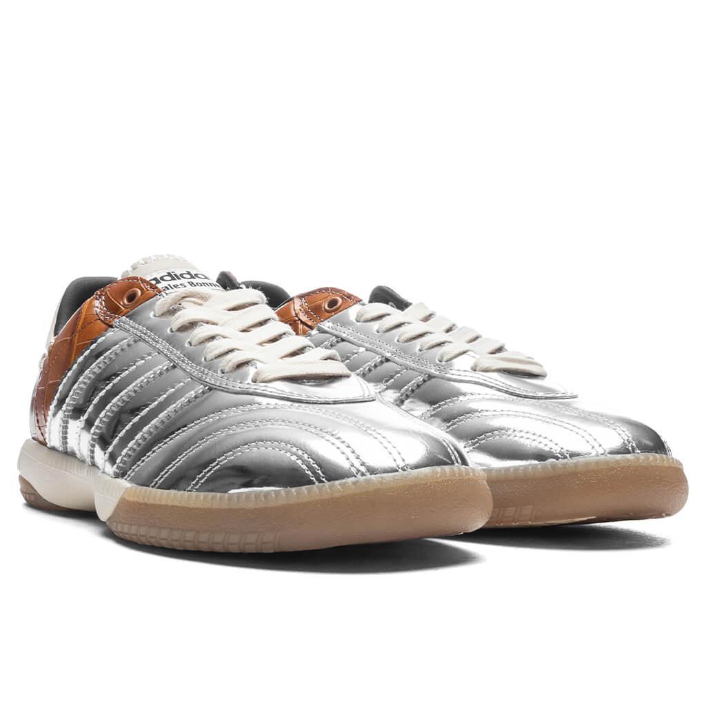 Adidas x Wales Bonner Samba Metallic - Silver Metal/Silver Metal/Easy Yellow Male Product Image