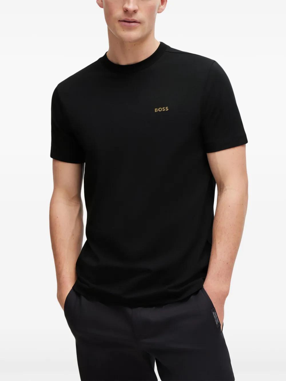 logo-print cotton T-shirt Product Image