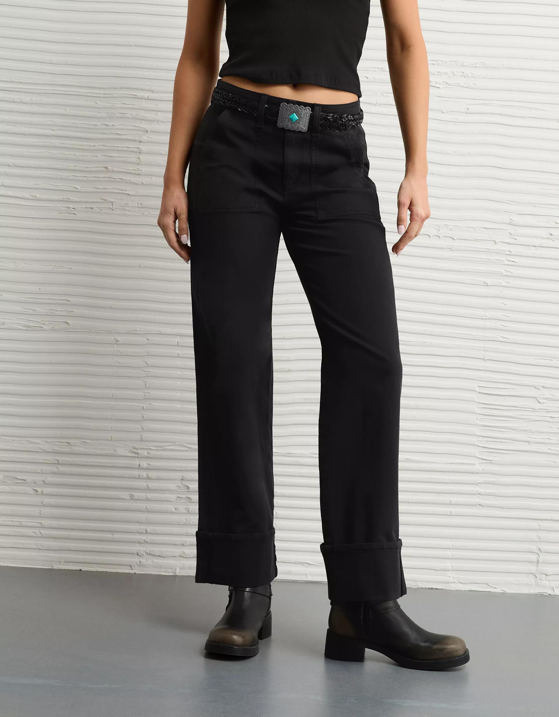 AE Stretch High-Waisted Stovepipe Pant Product Image