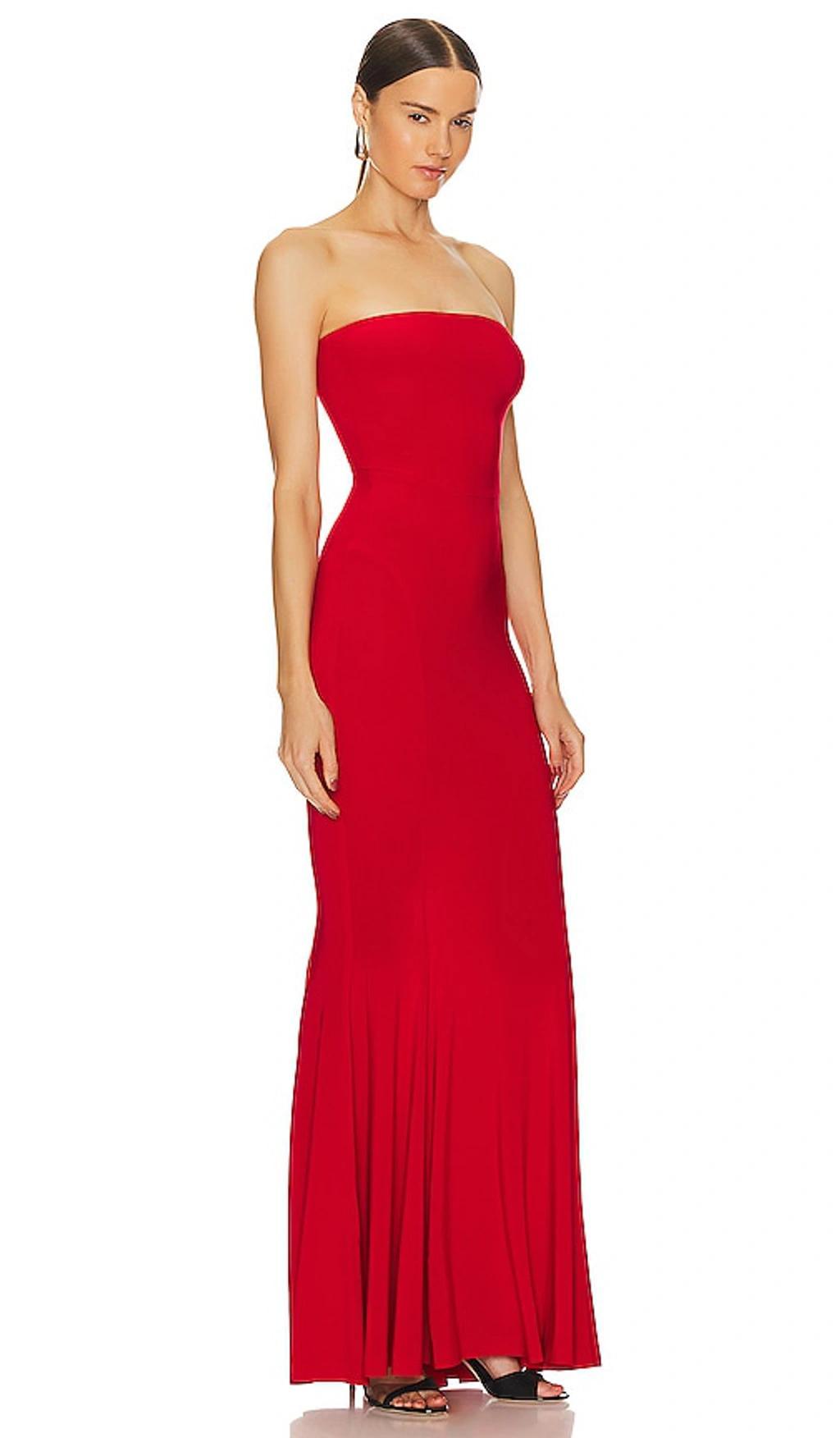 Norma Kamali Strapless Fishtail Gown Product Image