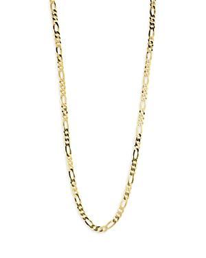 Milanesi And Co 18K Gold Plated Sterling Silver Figaro Chain Necklace 5mm, 20 Product Image