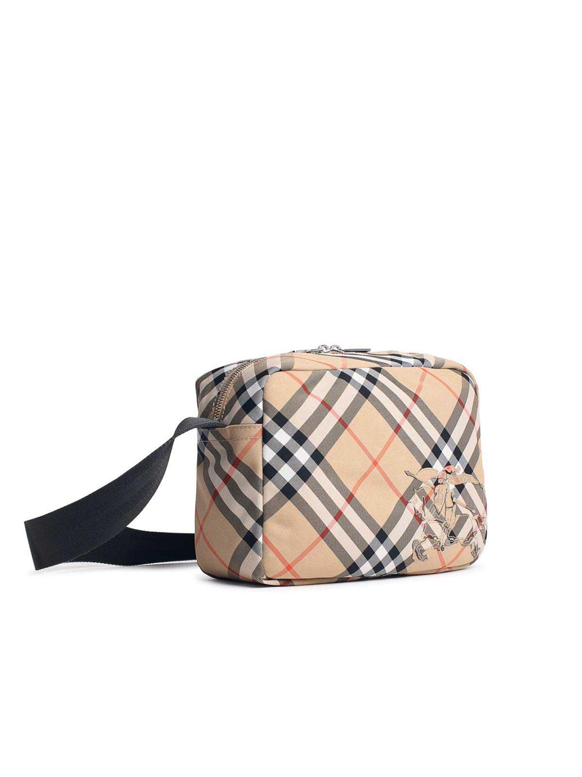 BURBERRY Bag Check Beige Bag Product Image