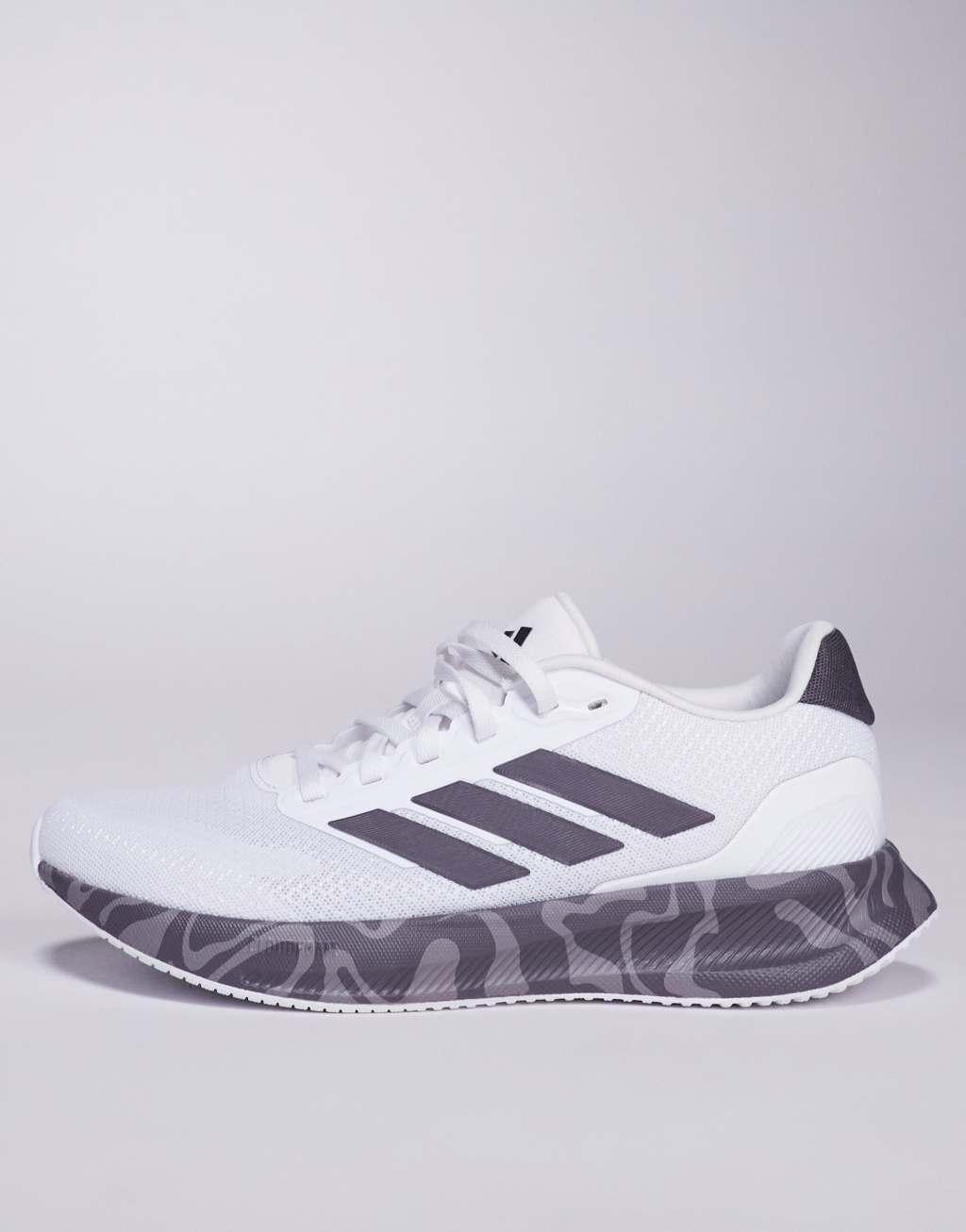 adidas Performance Runfalcon 5 sneakers in white and black Product Image