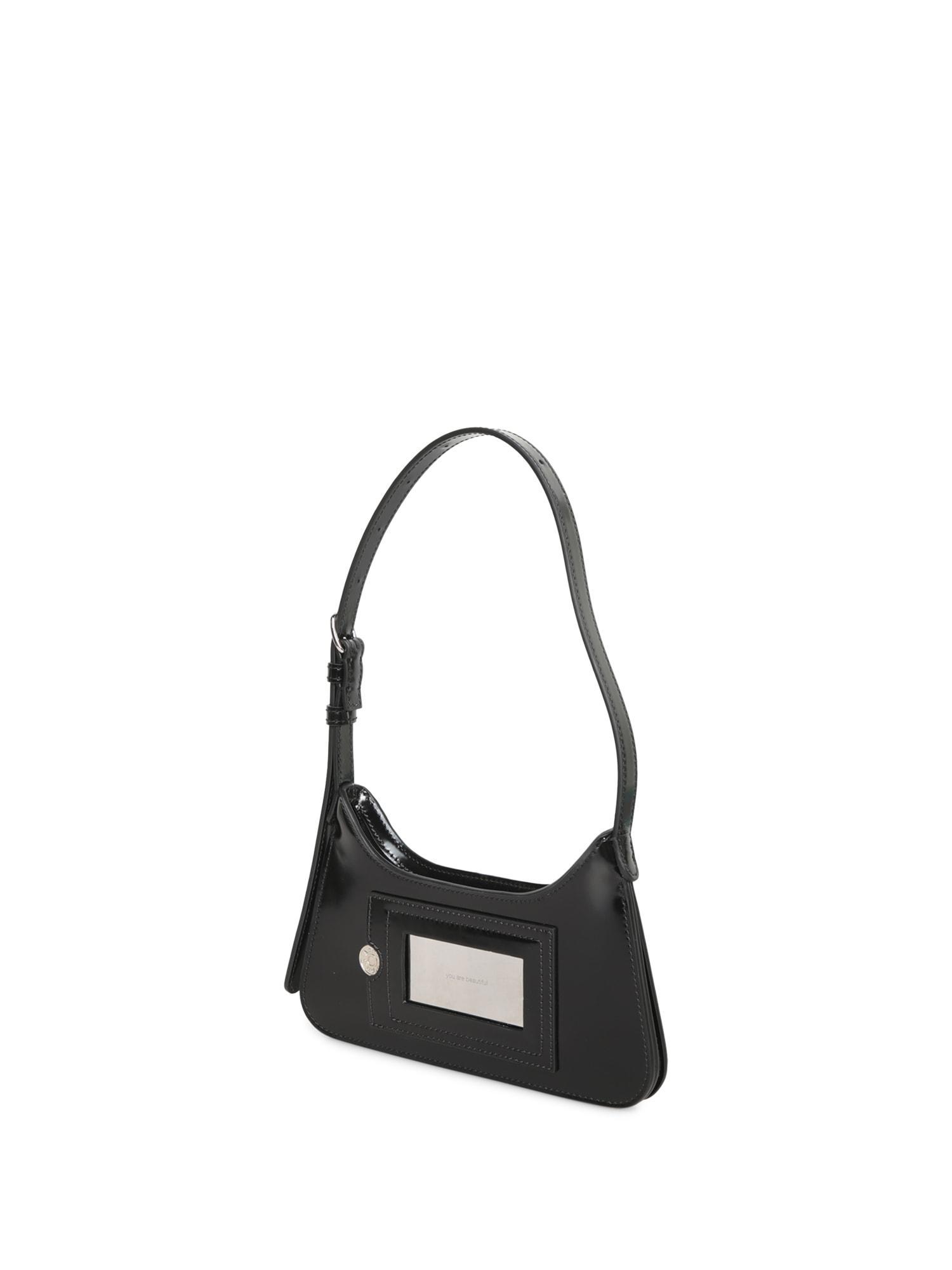 ACNE STUDIOS Platt Micro Shoulder Bag In Black Product Image