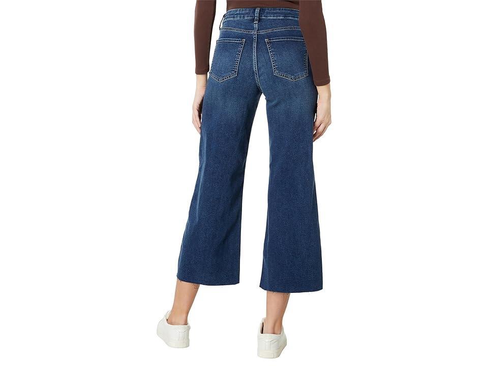 KUT from the Kloth Meg High-Rise Fab Ab Wide Leg Raw Hem In Yielded (Yielded) Women's Jeans Product Image