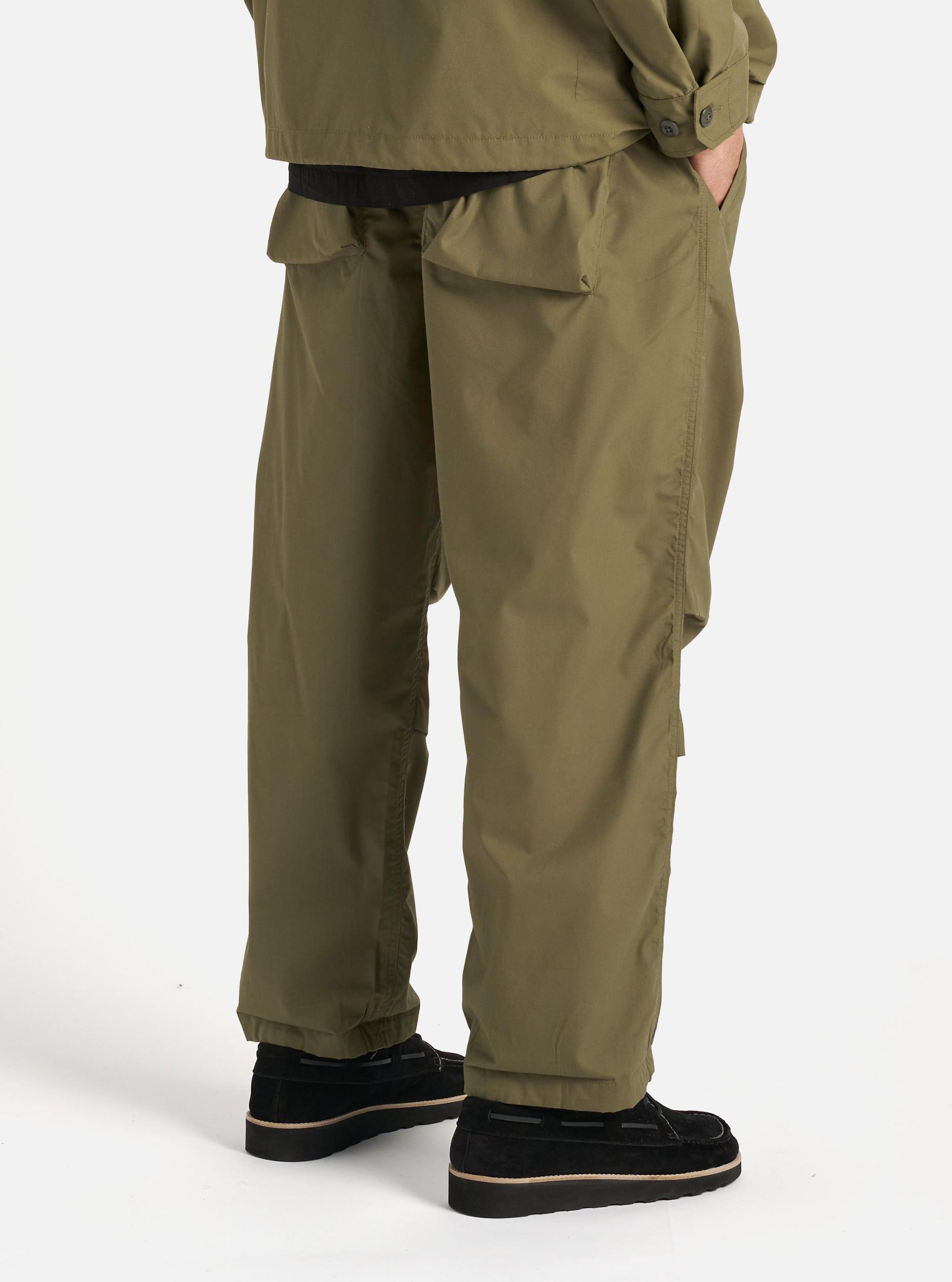 Olive Recycled Polytech Parachute Pant Product Image
