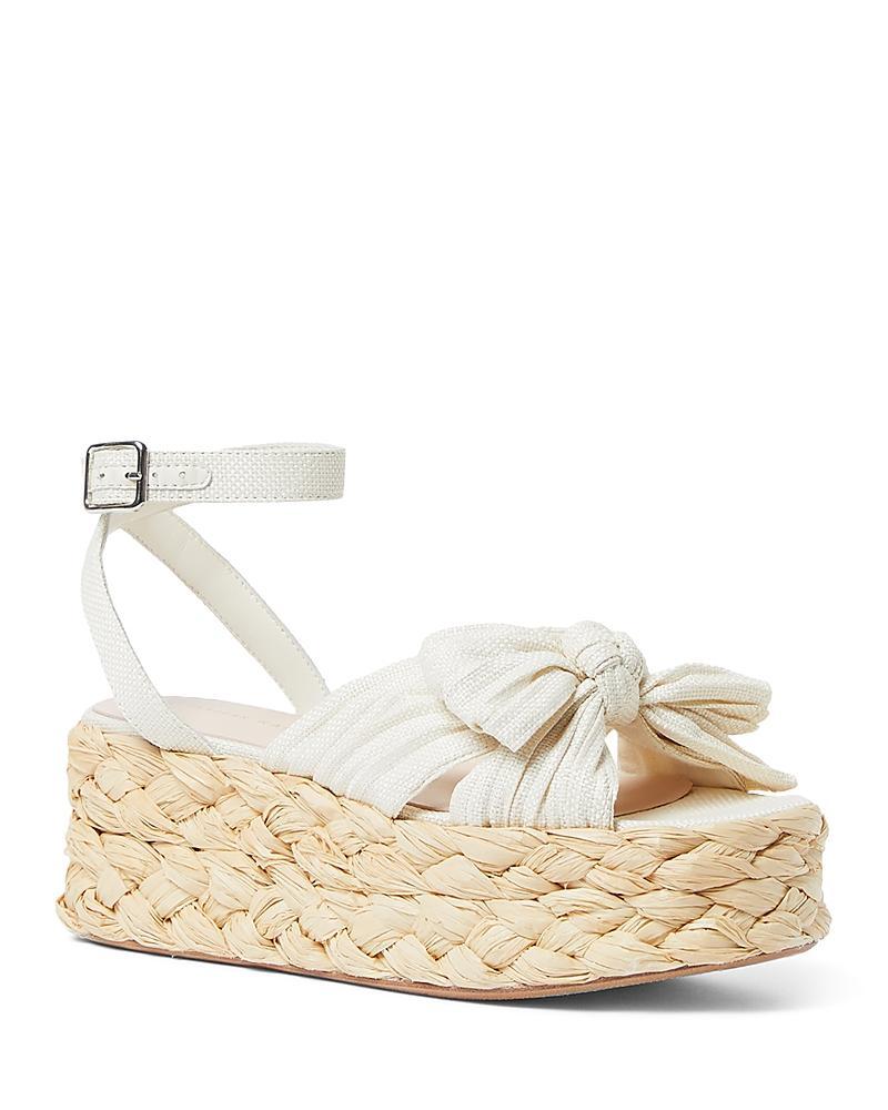 Loeffler Randall Knotted Strap Espadrille Platform Sandals Product Image