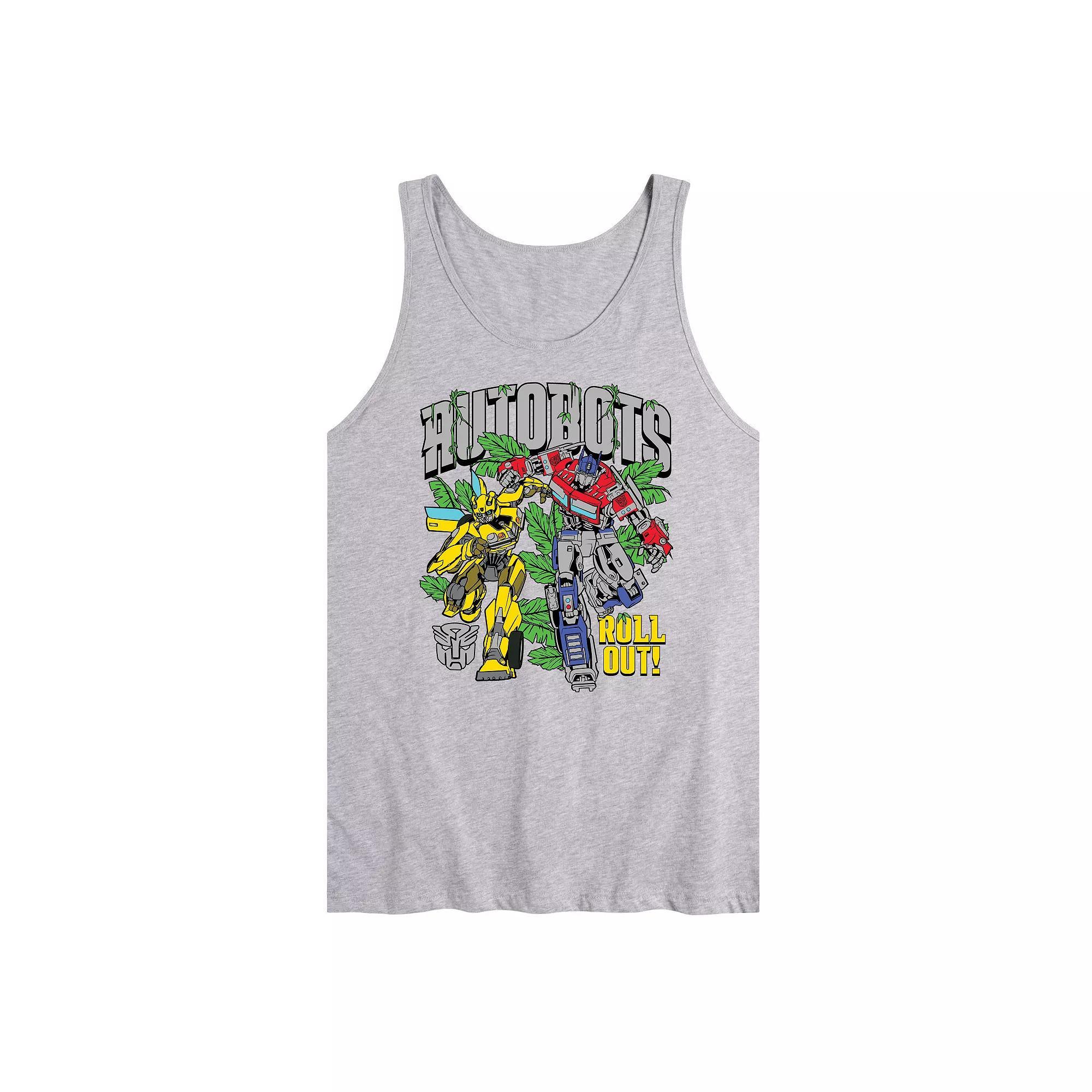 Men's Transformers Autobots Roll Out Graphic Tank Top, Size: XXL, Gray Product Image