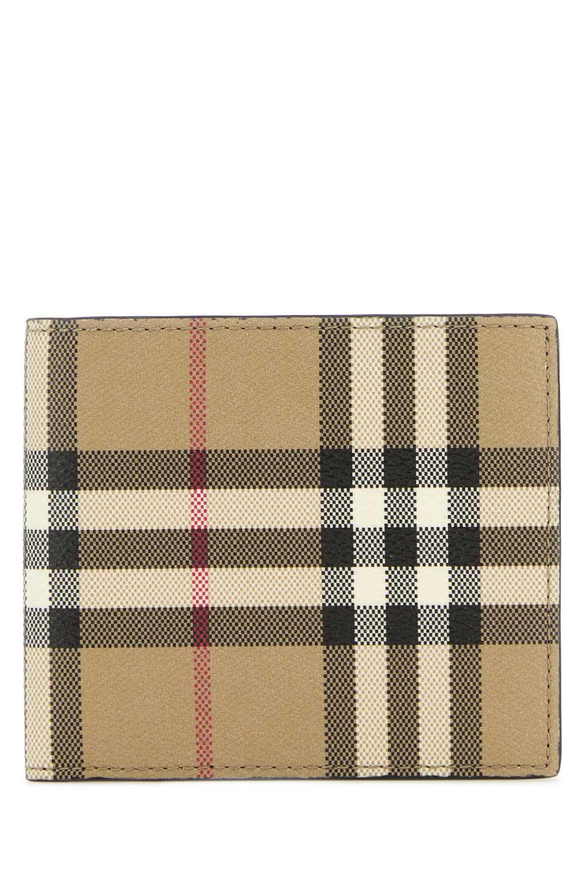 BURBERRY Printed Canvas Wallet In Archivebeige Product Image