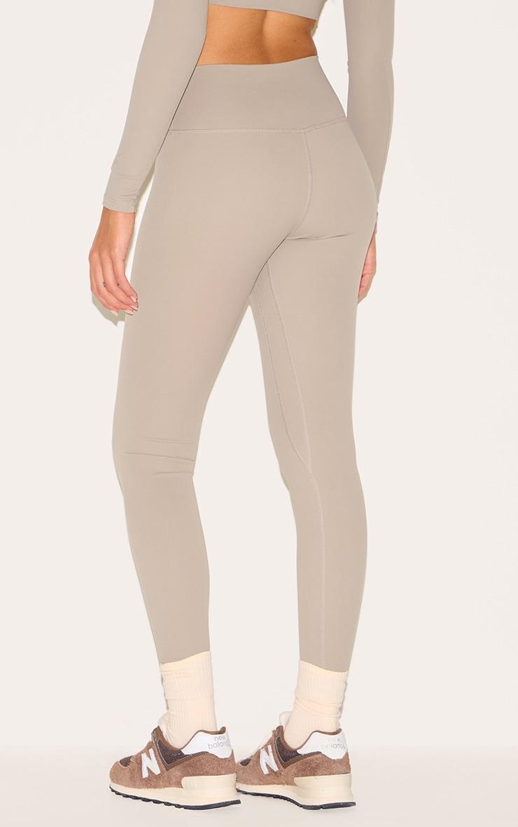 Taupe Sculpt High Waist Gym Legging Product Image