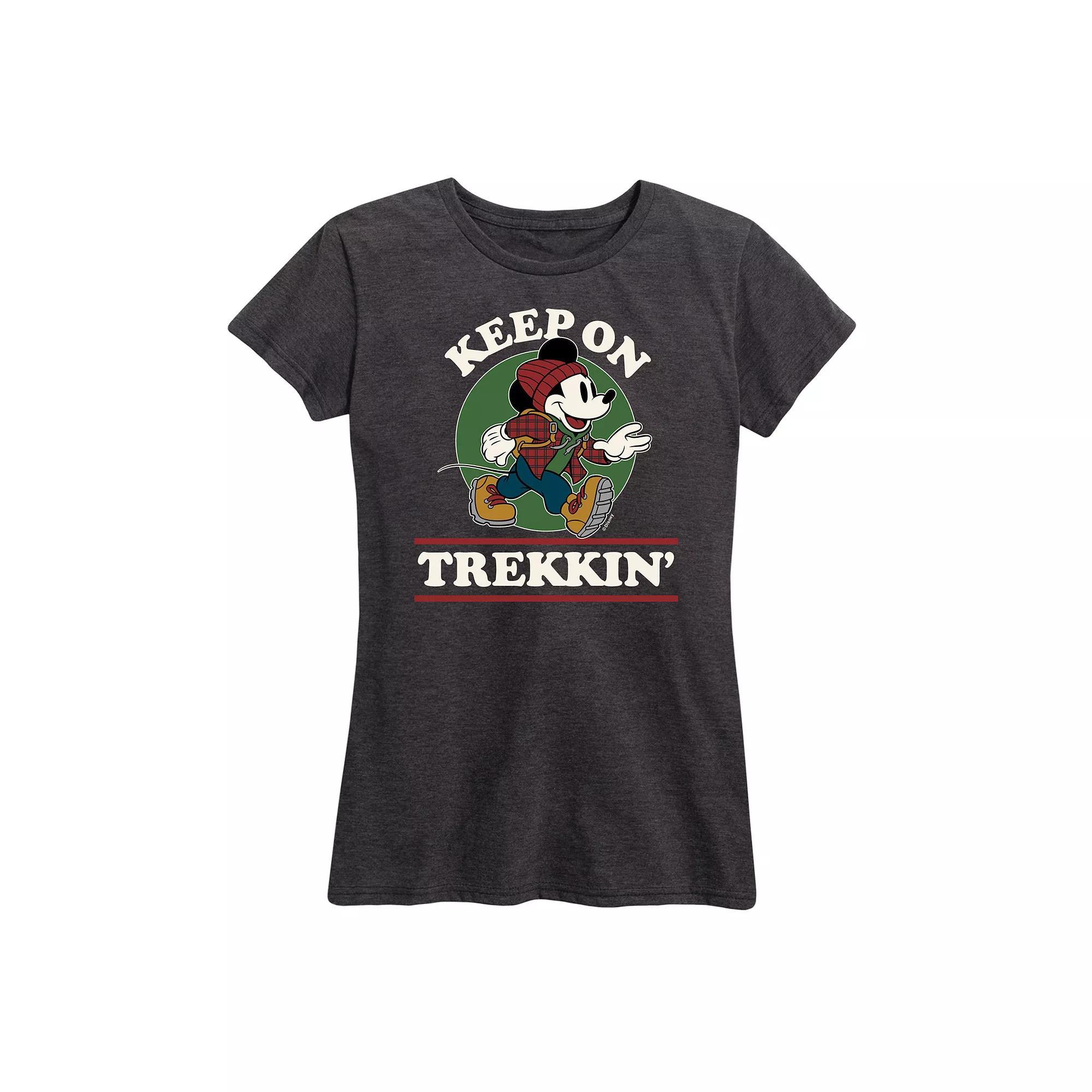 Disney's Mickey Mouse Women's Keep On Trekkin' Graphic Tee,  Product Image