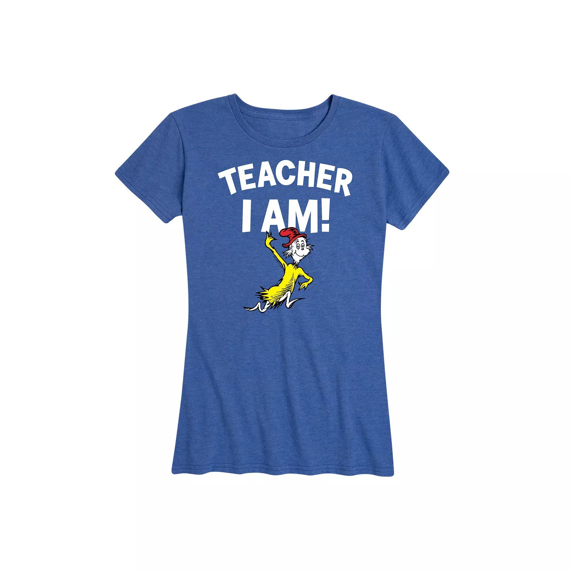 Women's Dr. Seuss Teacher I Am Graphic Tee, Girl's,  Product Image