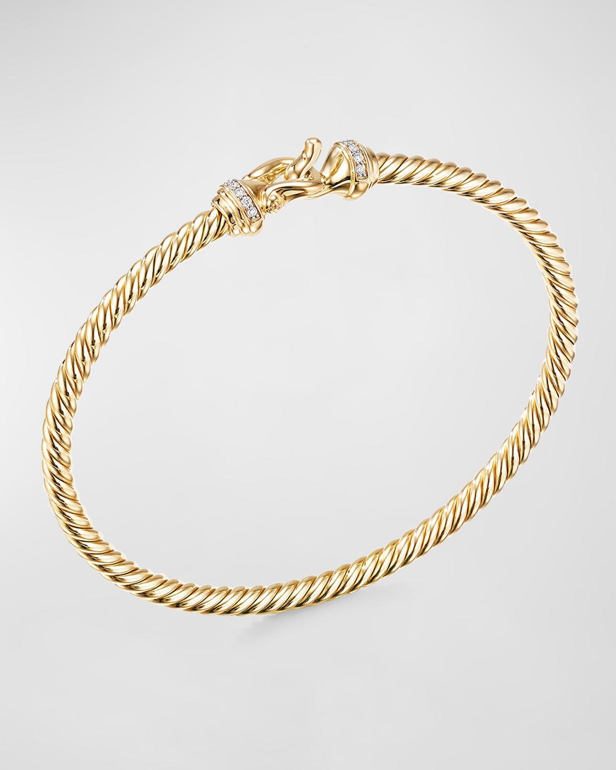 Womens Buckle Bracelet in 18K Yellow Gold Product Image