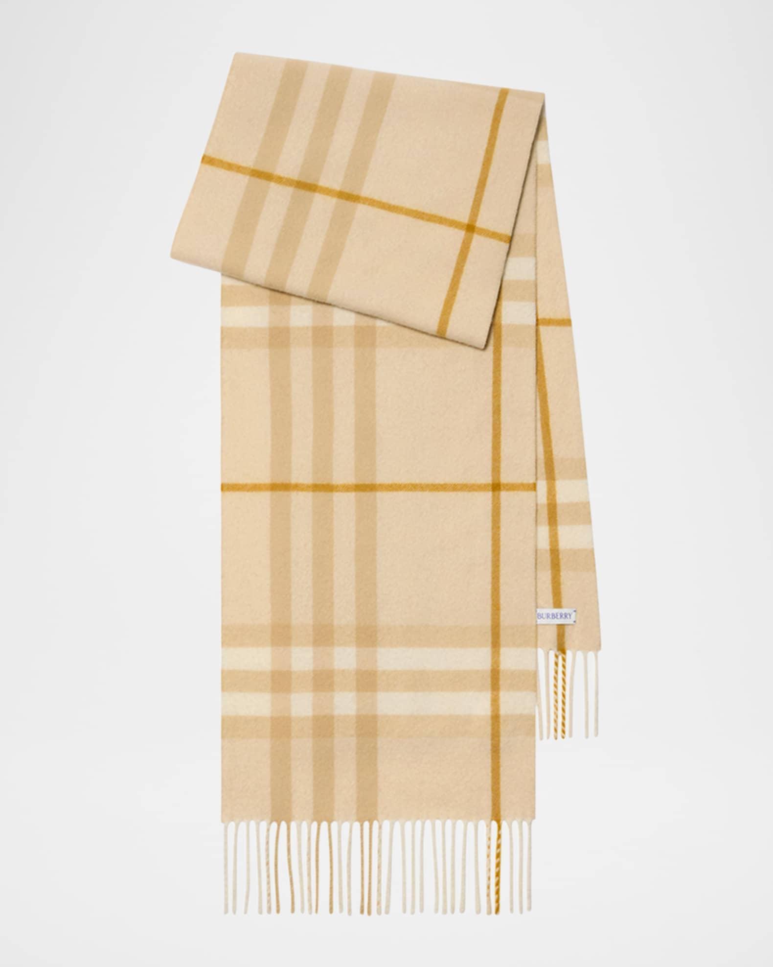 Giant Check Cashmere Scarf Product Image