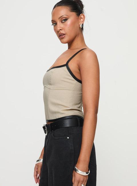 Thalorien Top Beige Product Image