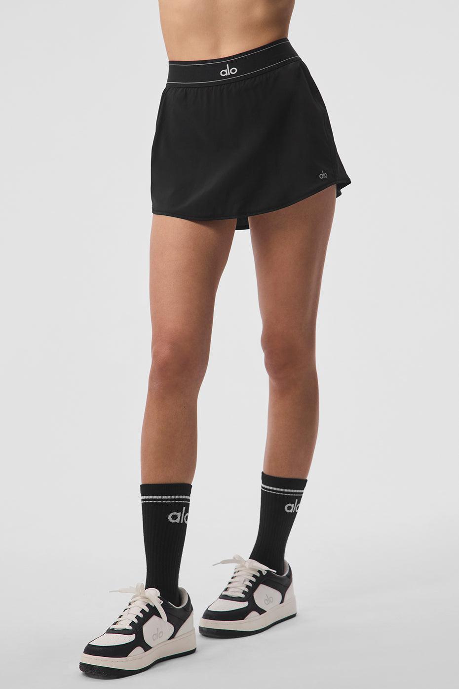 Match Point Tennis Skirt - Black Product Image