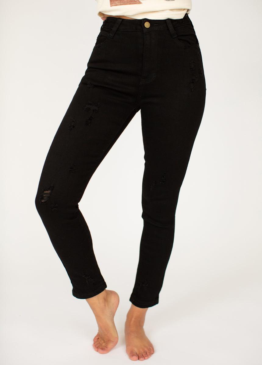 Nilou Denim in Black Female Product Image