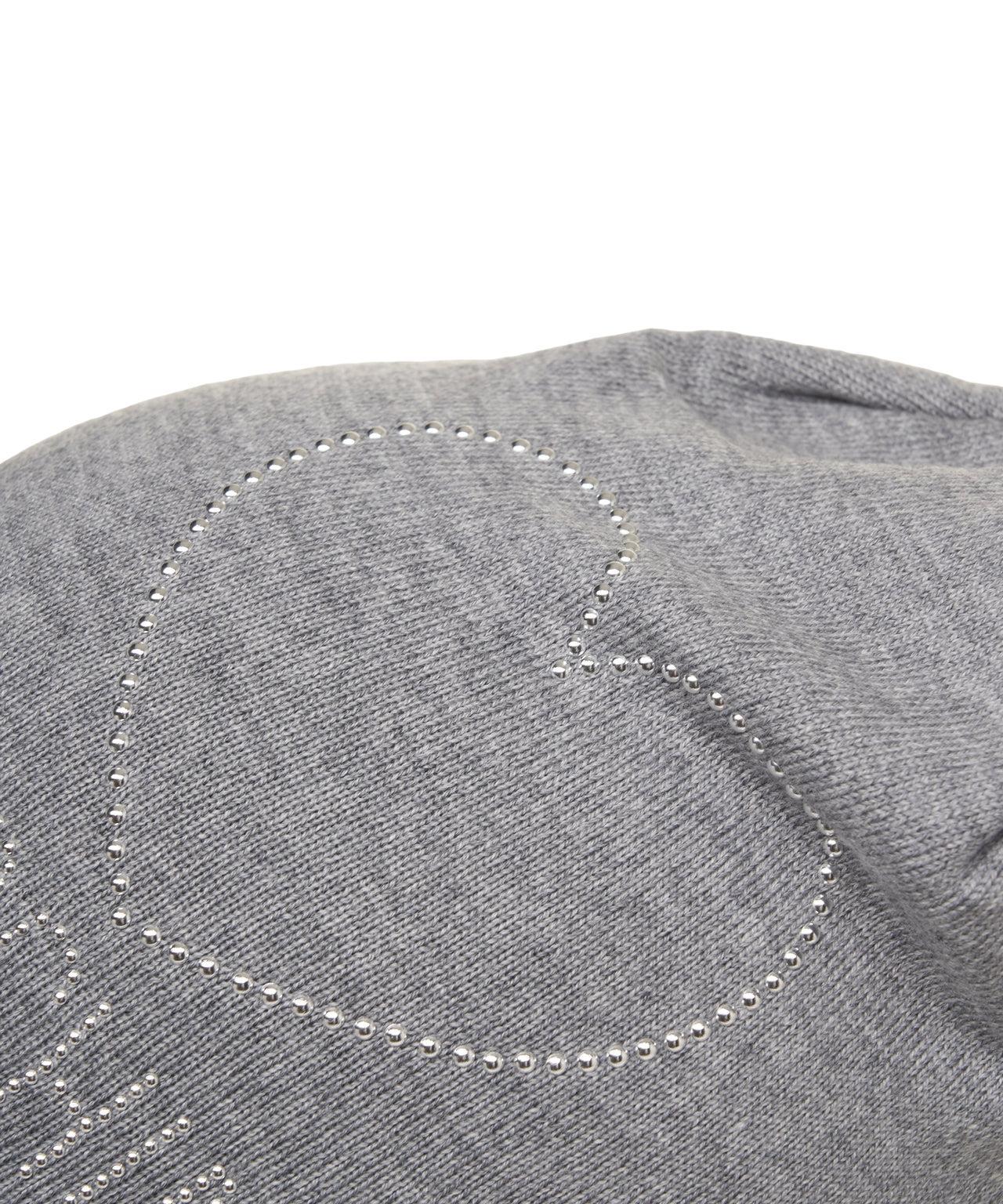 Knit beanie with rhinestone application Product Image