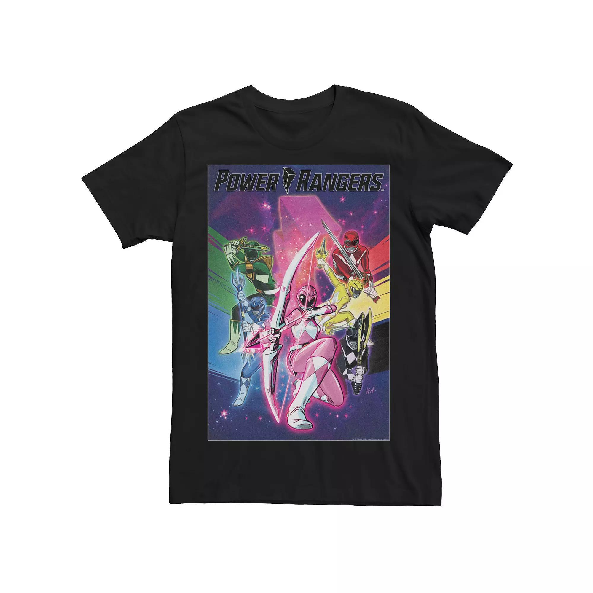 Men's Power Rangers Team Poster Tee,  Product Image