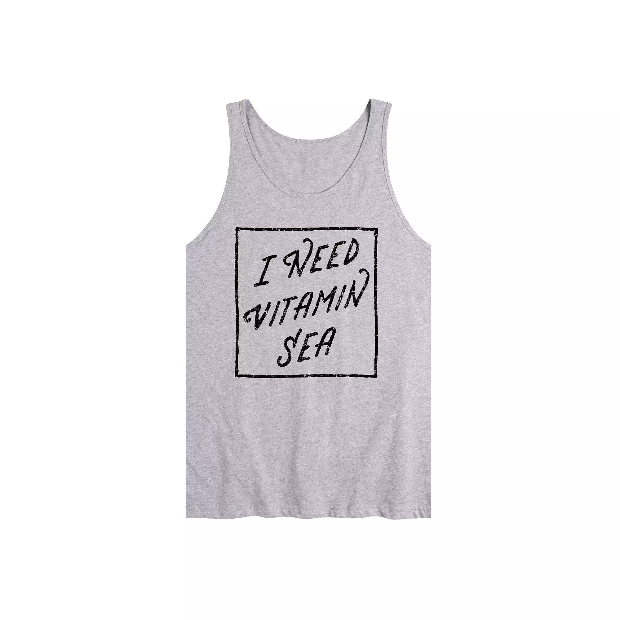 Men's I Need Vitamin Sea Tank Top,  Product Image