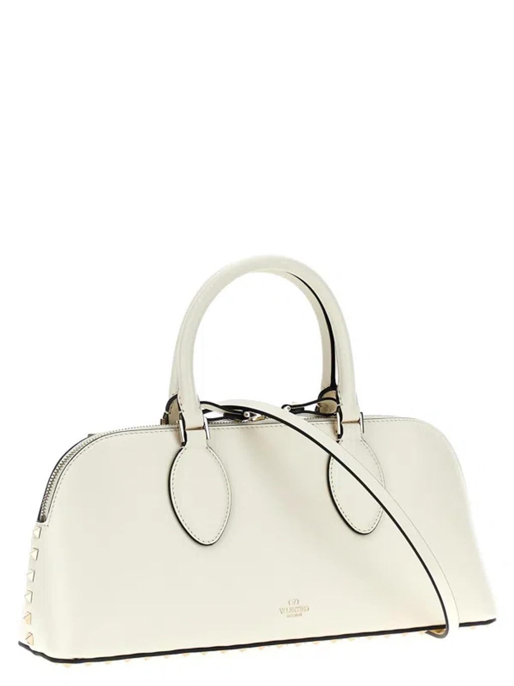 VALENTINO GARAVANI Women  'rockstud' Handbag In White Product Image