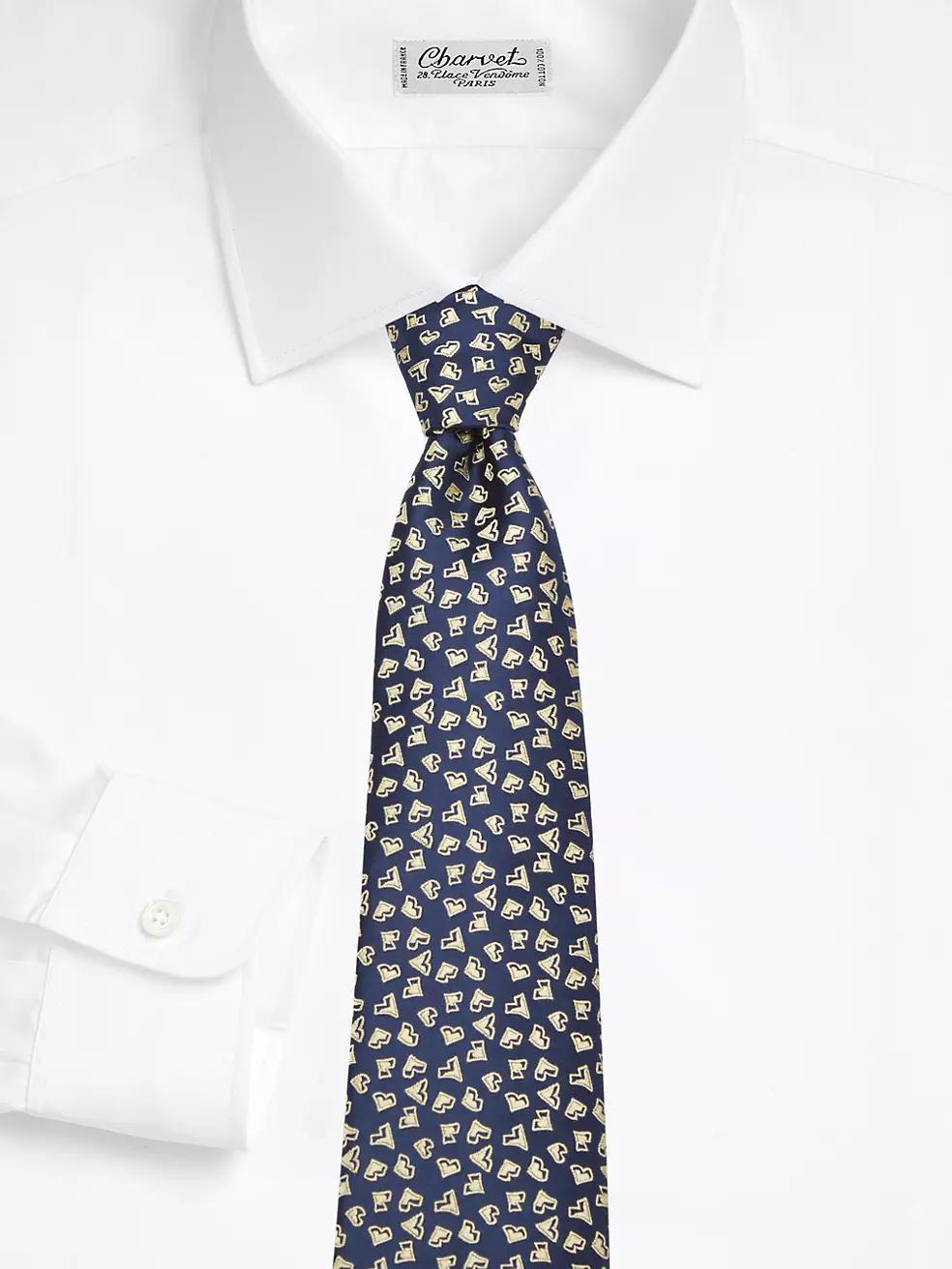 Neat V Silk Tie Product Image