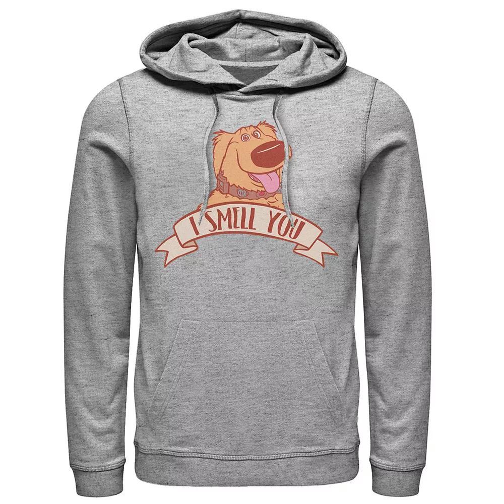 Disney / Pixar's Up Dug Men's I Smell You Portrait Hoodie, Size: Medium, Athletic Grey Product Image