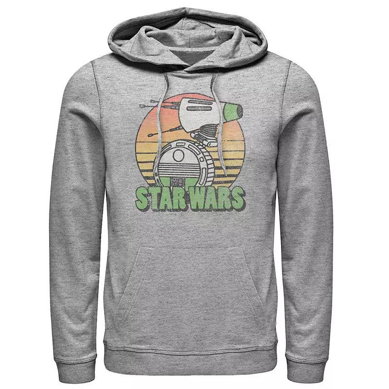 Men's Star Wars Rose Rebel Emblem Hoodie, Size: Small, Athletic Grey Product Image