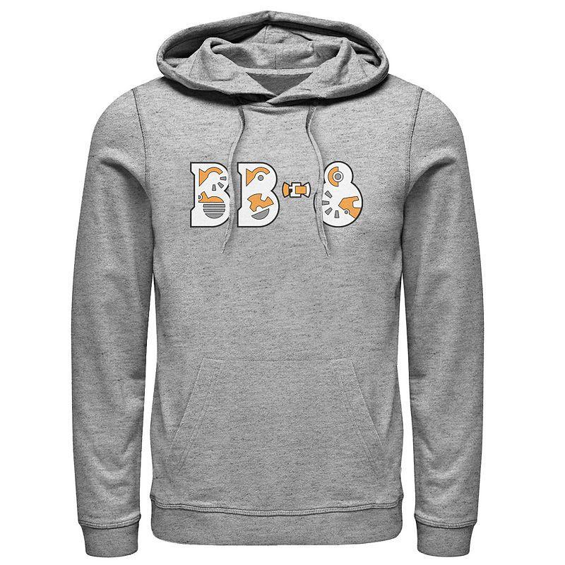 Men's Star Wars The Rise of Skywalker BB-8 Gear Pullover Hoodie, Size: Large, Athletic Grey Product Image