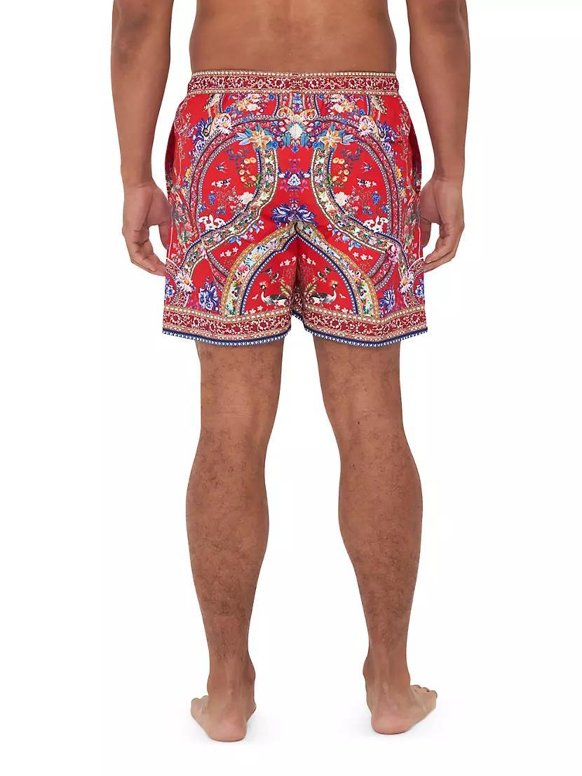 Mid-Length Printed Board Shorts Product Image