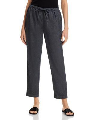 Drawstring Tapered Ankle Pants Product Image