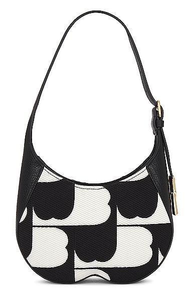 BURBERRY Chess Baguette Bag In Black Product Image