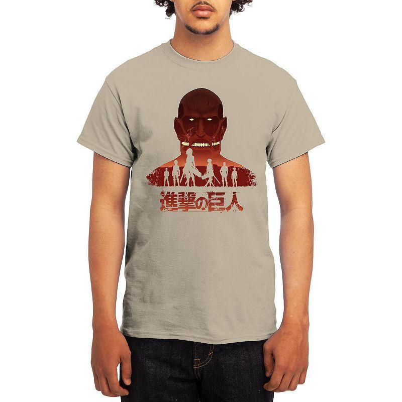 Mens Attack on Titan Tee, Boys Grey Product Image