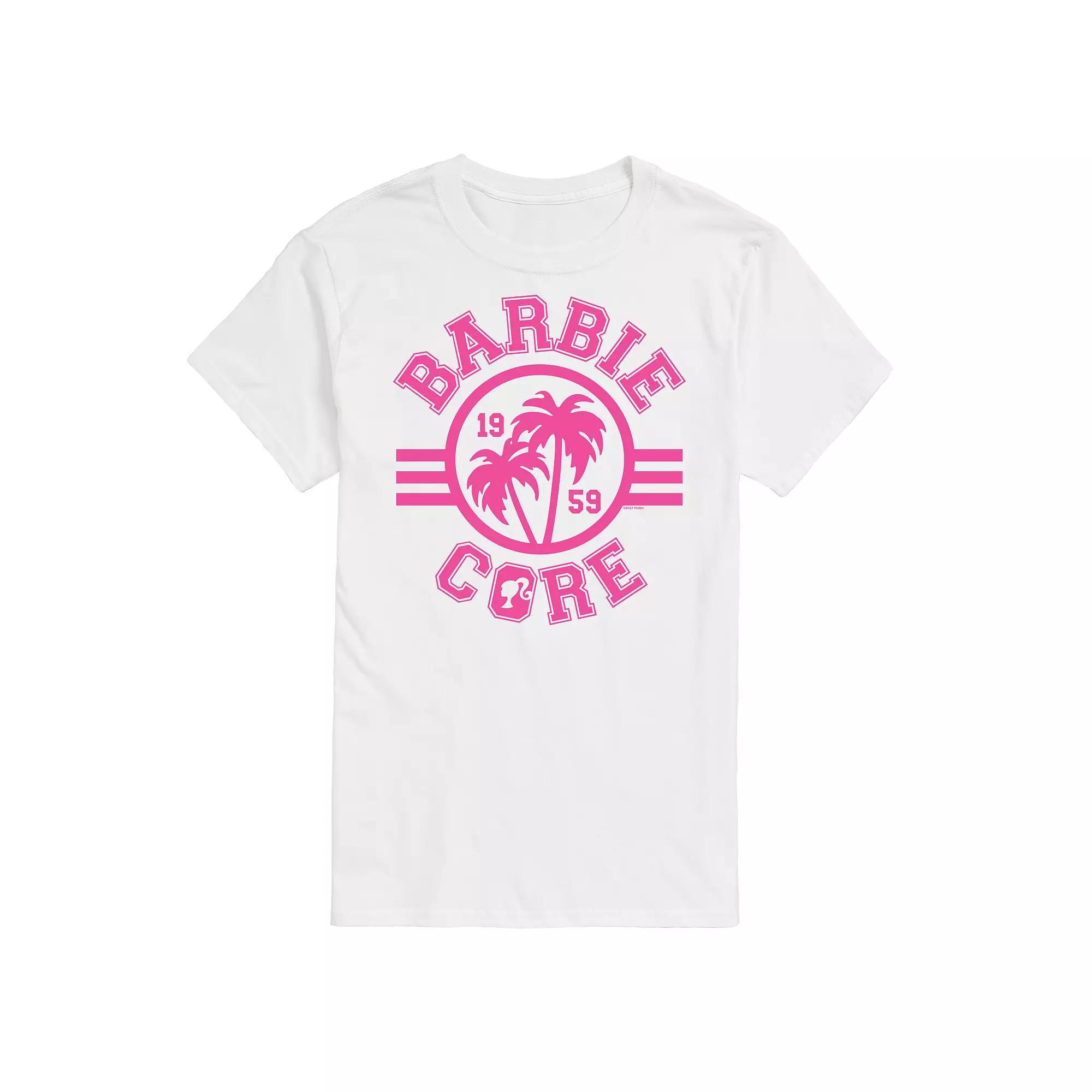 Men's Barbie Barbiecore Collegiate Graphic Tee,  Product Image