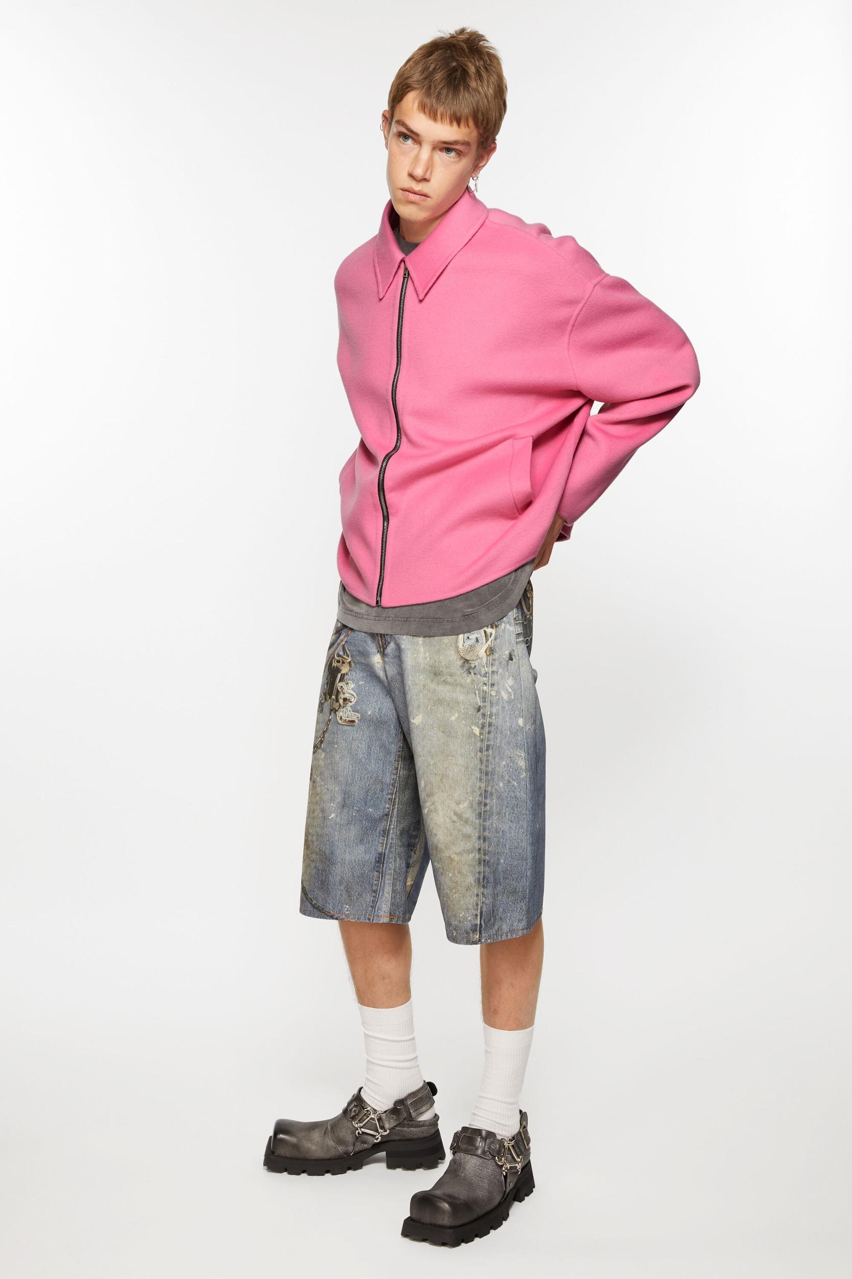 Wool zipper jacket Product Image