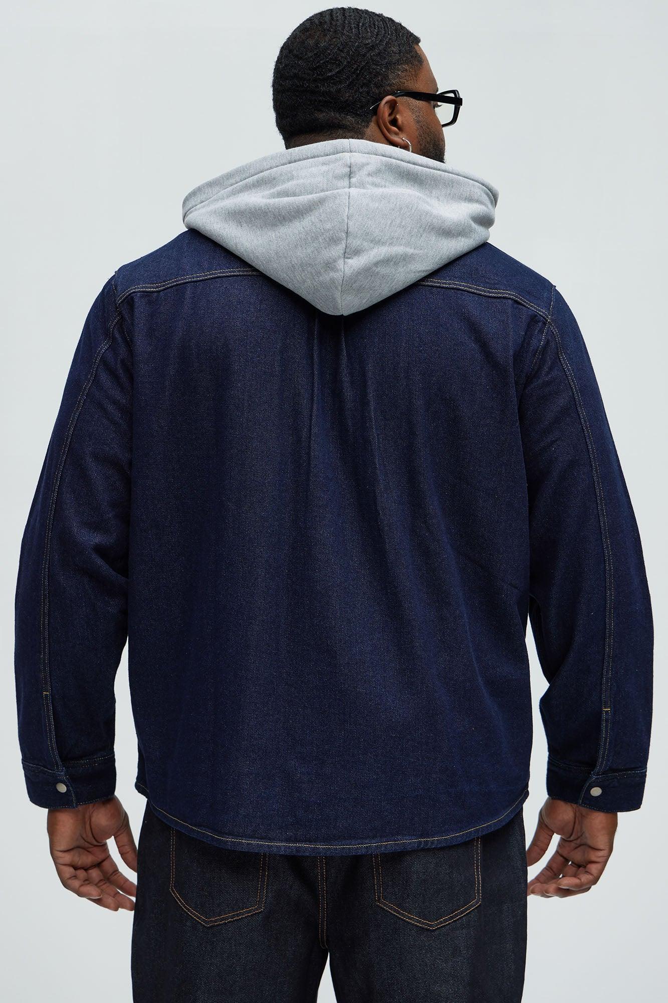 Jackson Lightweight Denim Shacket - Indigo Product Image