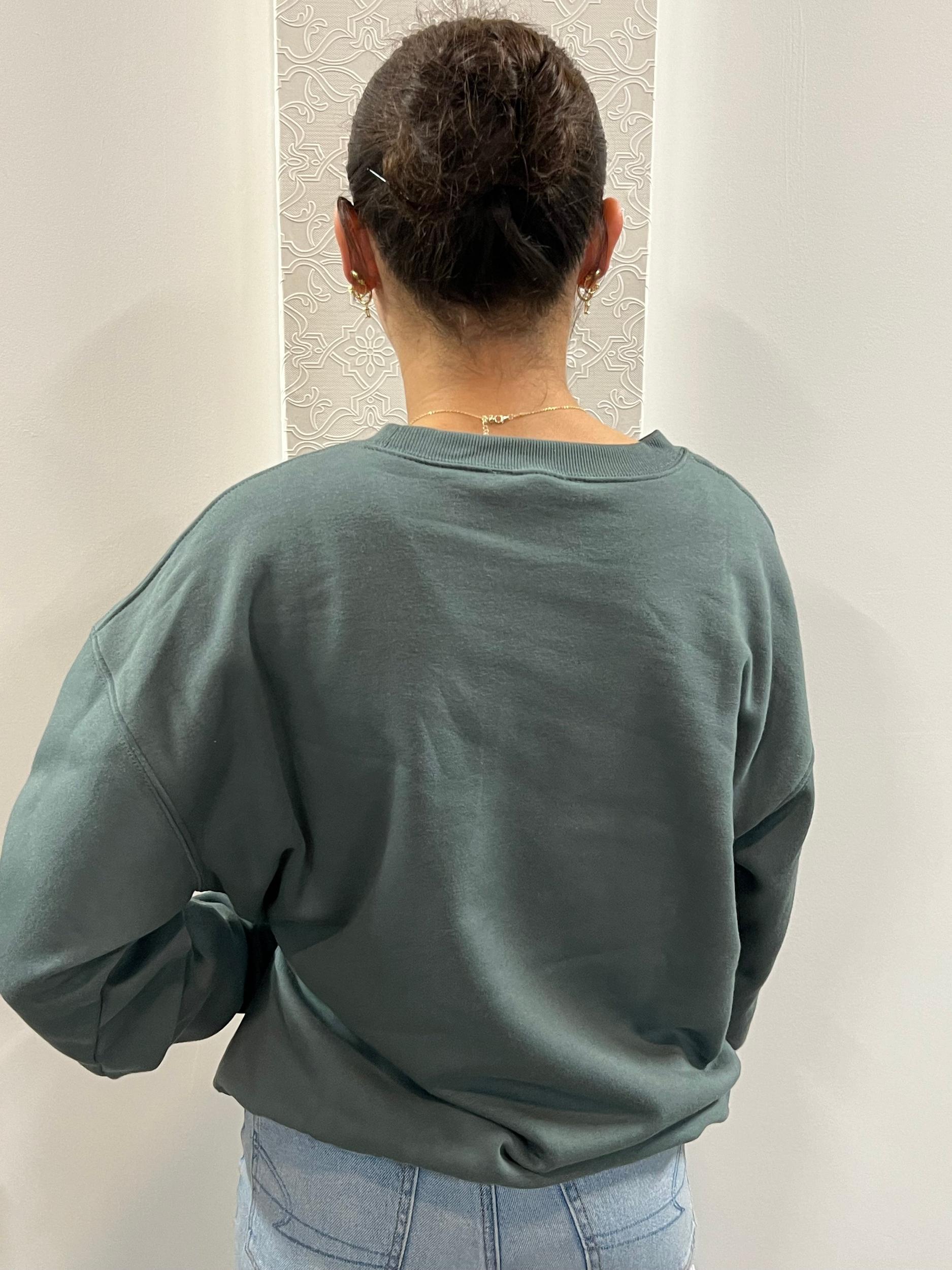 Midwest Printed Fleece Round Neck Sweatshirts Product Image