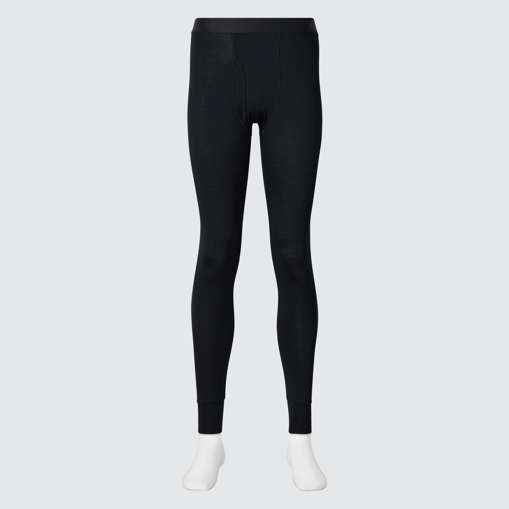 Mens HEATTECH Tights 2021 Edition with Moisture-Wicking Black XS UNIQLO US Product Image