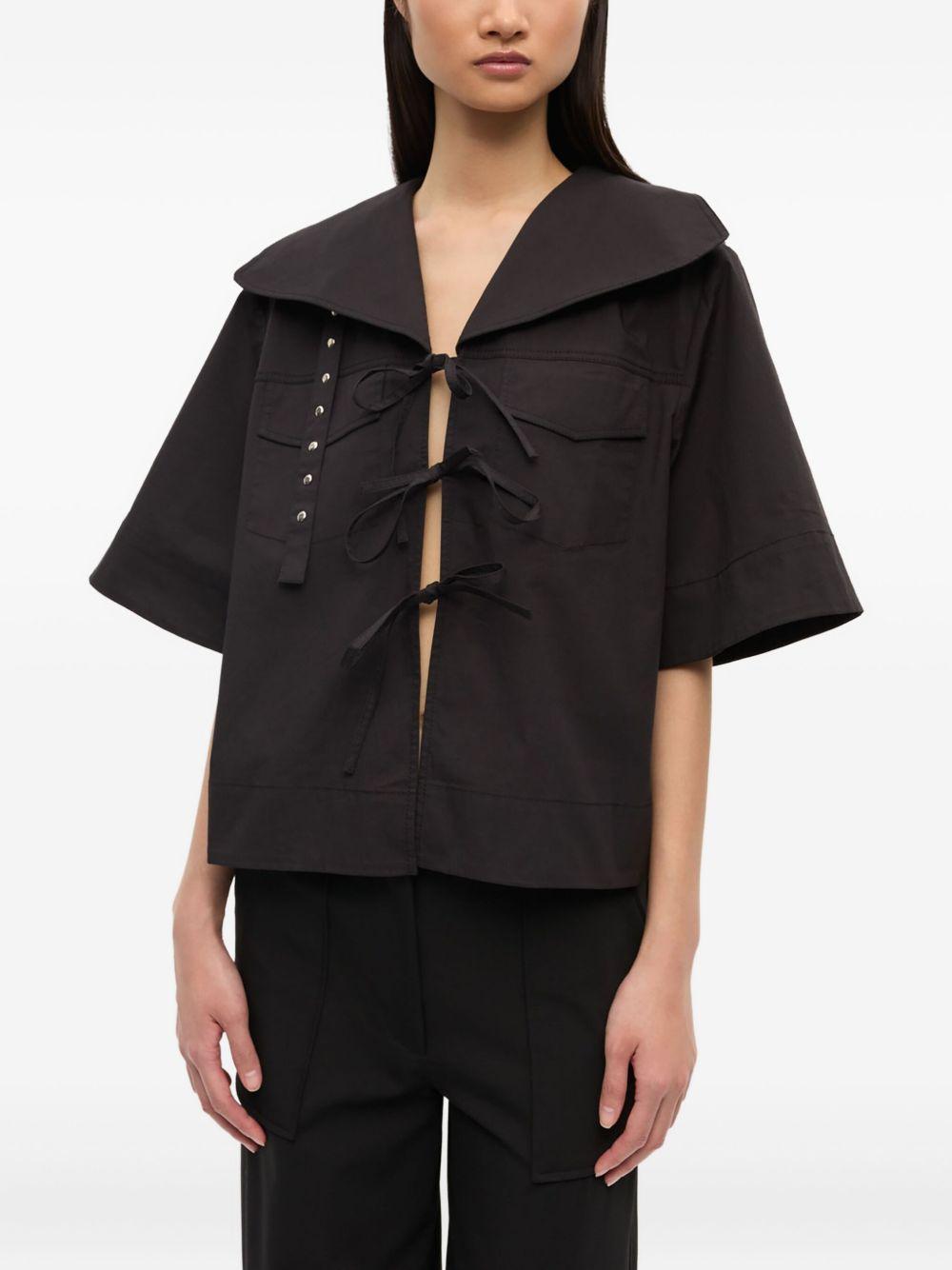 stretch-cotton blouse Product Image