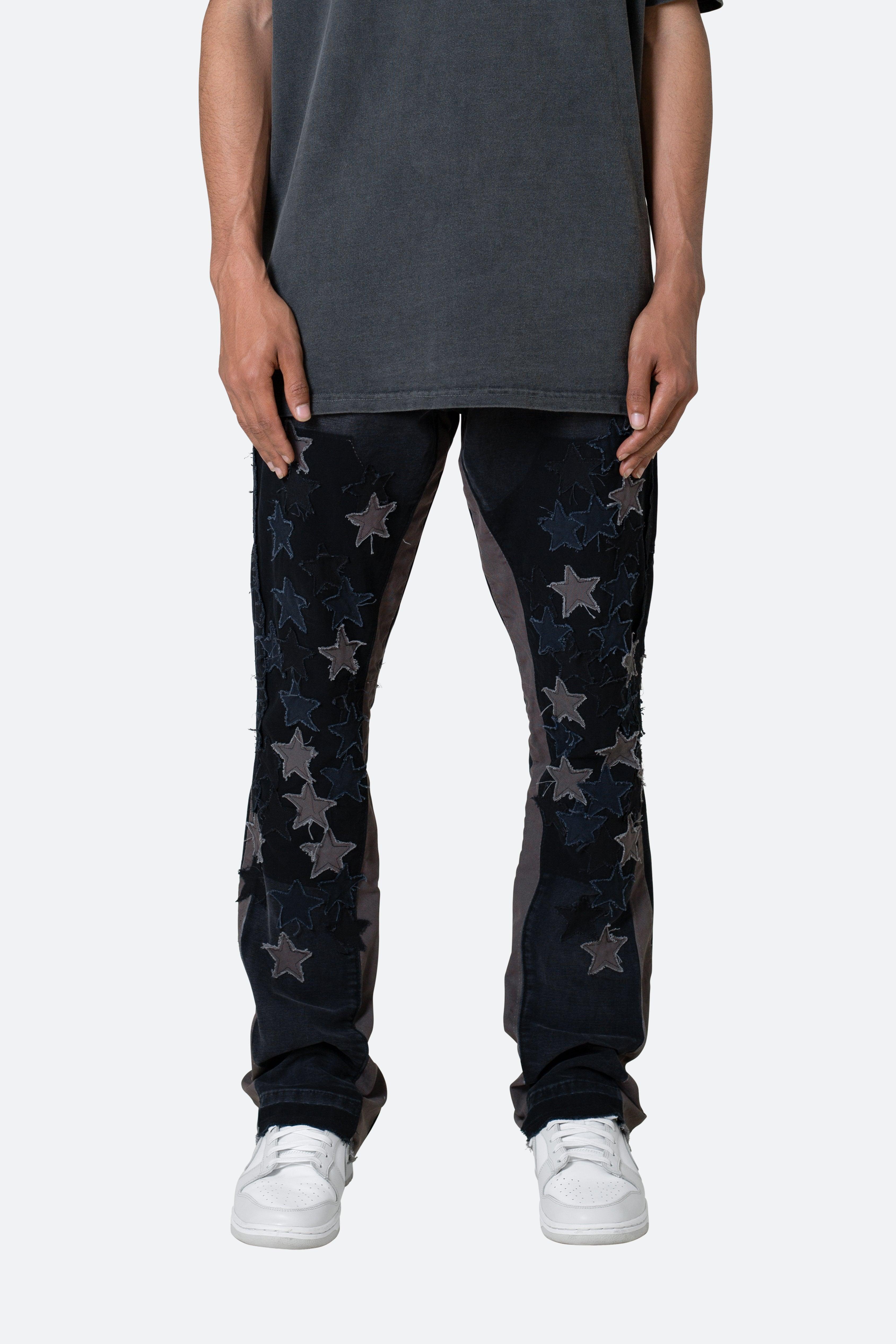 B451 Star Flare Denim - Black Product Image