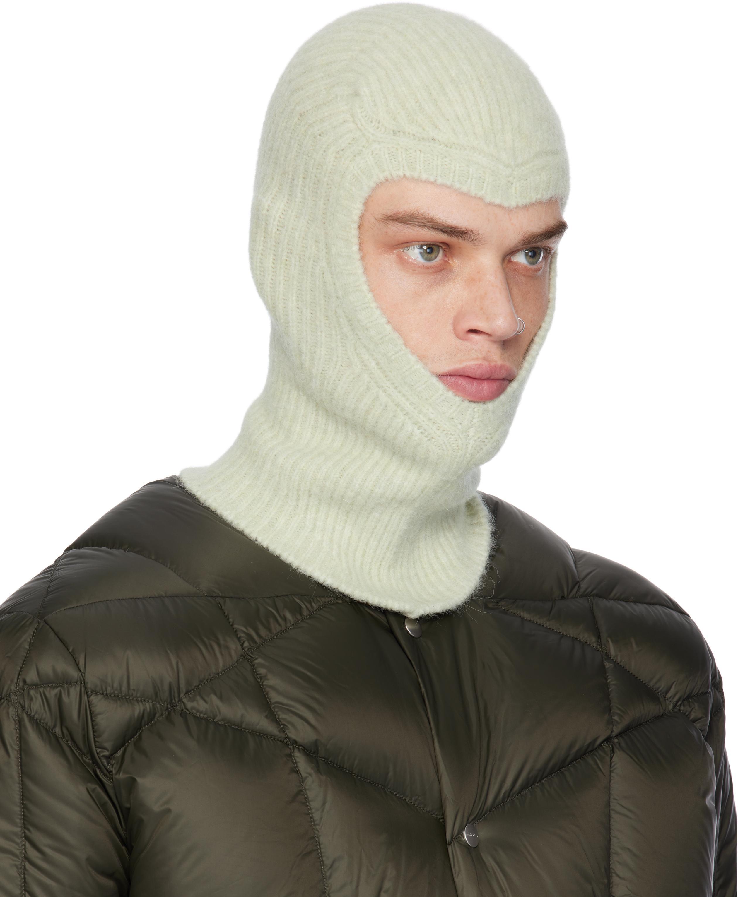 RICK OWENS Green Porterville Skull Balaclava In 25 Green Product Image