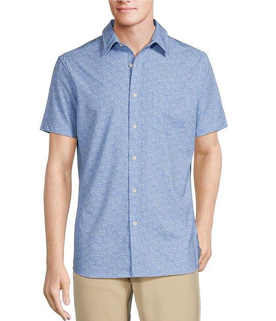 Rowm Rec + Relax Short Sleeve Performance Star Burst Print Shirt Product Image